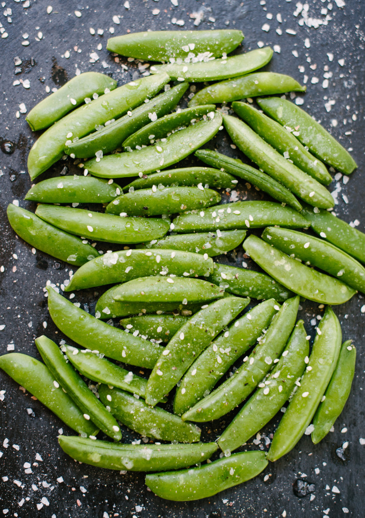 Sesame Snap Peas via Simply Real Health