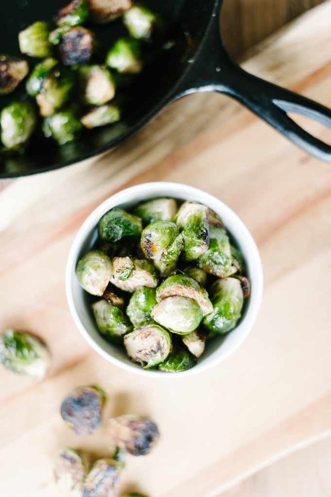 Maple Roasted Brussel Sprouts from The Simply Real Health Cookbook via @simplyrealhealth