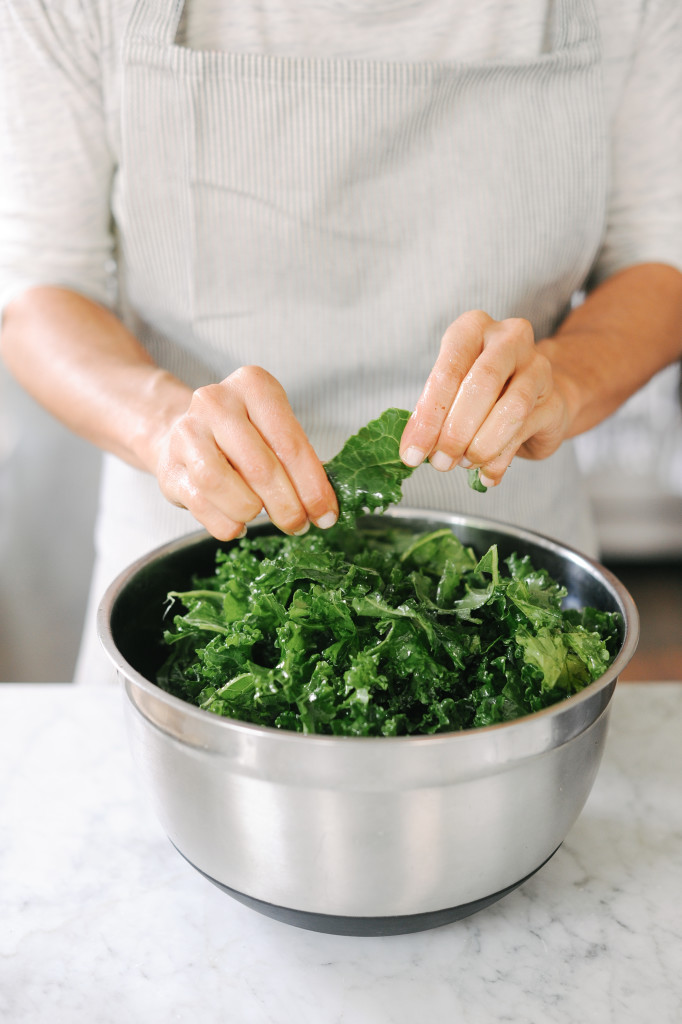 Pesto Kale Salad- Sarah's Favorite! via simplyrealhealth.com