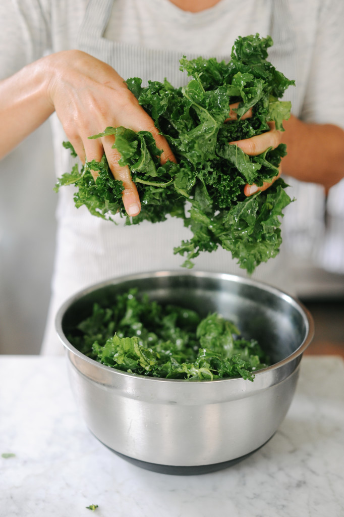 Pesto Kale Salad- Sarah's Favorite! via simplyrealhealth.com