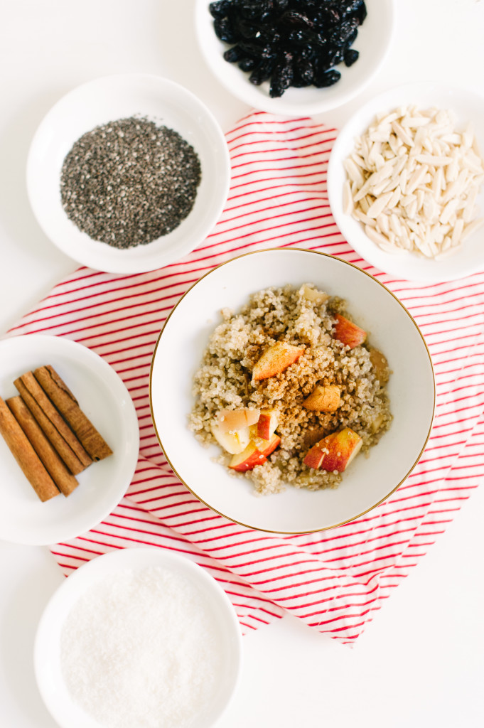 Apple Cinnamon Morning Quinoa via @simplyrealhealth.com