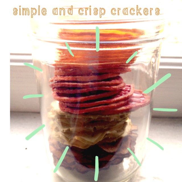 Simple and Crisp Crackers via Simply Real Health [www.simplyrealhealthblog.com]