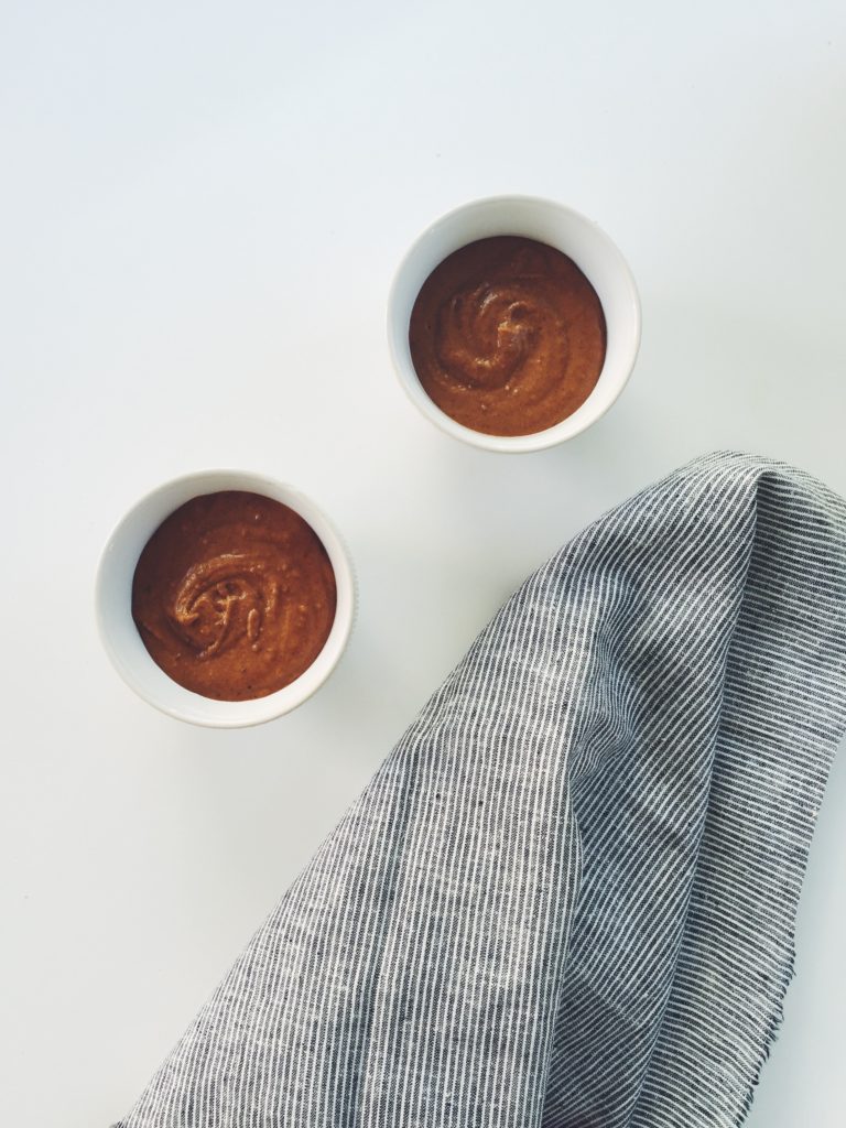 Molten Pumpkin Peanut Butter Cups via @simplyrealhealth. gluten-free & dairy-free too! 