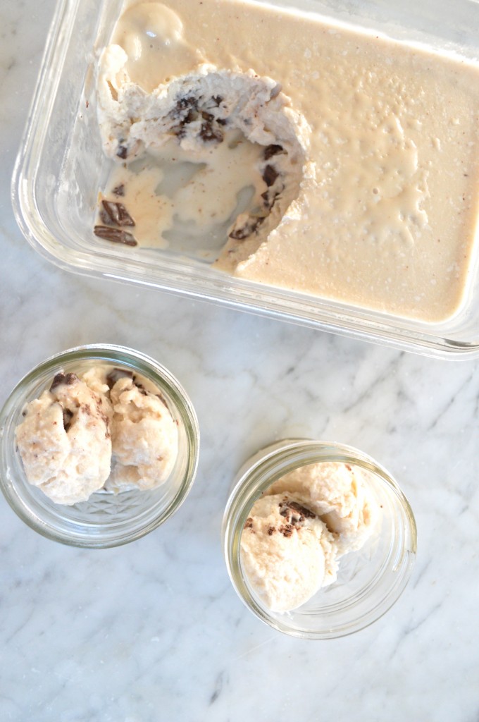 Mint Chocolate Chip Coconut Milk Ice Cream // simply real health // gluten free + dairy free