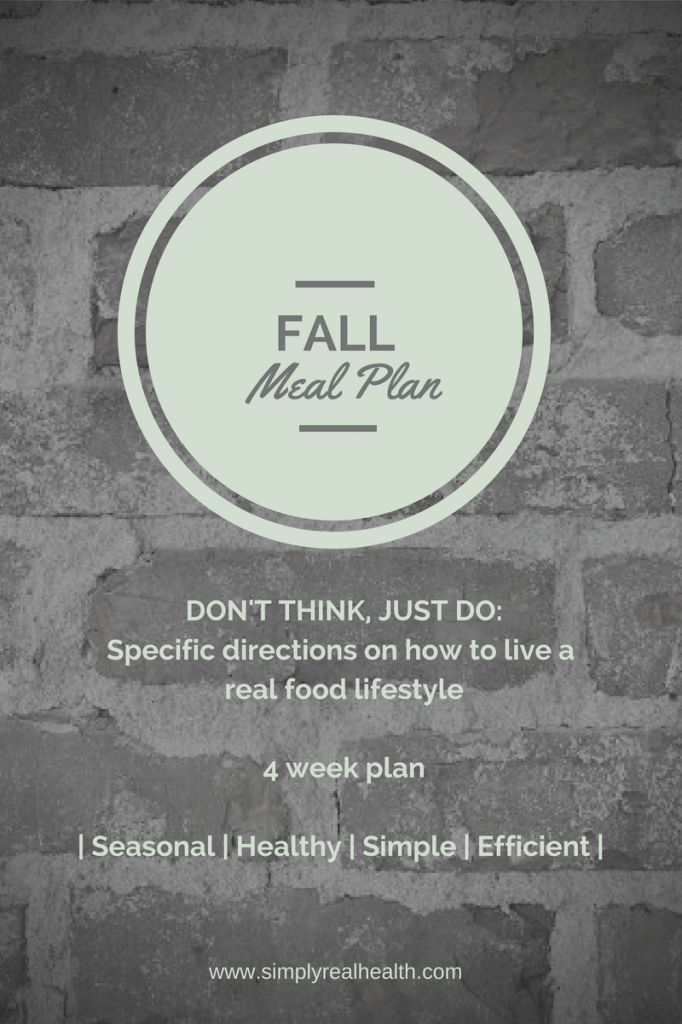 Fall Programming- Fall Meal Plan