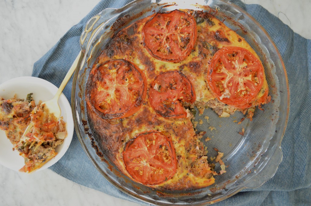 Tomato, Wild Rice + Greens Gratin. Another favorite recipe from Simply Real Health {gf}