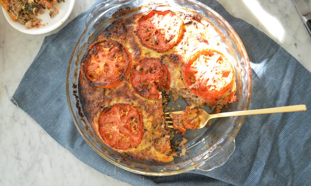 Tomato, Wild Rice + Greens Gratin. Another favorite recipe from Simply Real Health {gf}