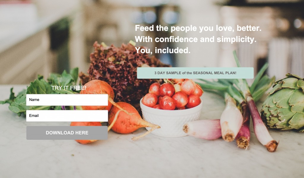 FREE! 3 Day SAMPLE Meal Plan from Simply Real Health [download now]