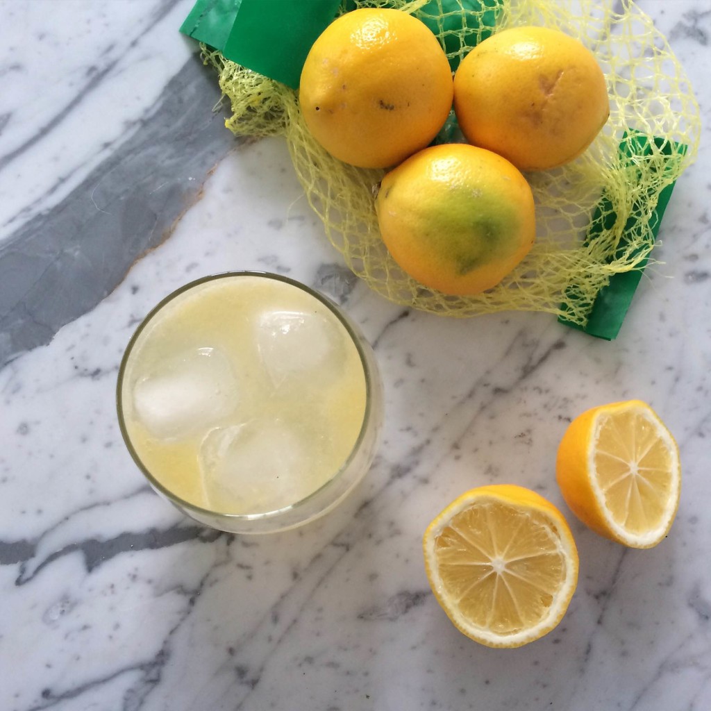 Meyer Lemon Working Girl Cocktail via Simply Real Health