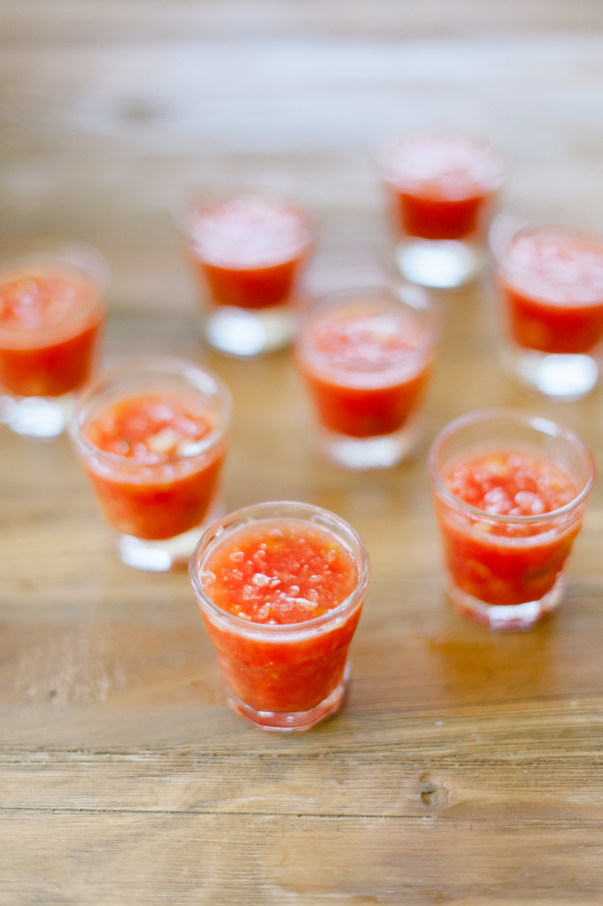 Watermelon Cucumber Gazpacho via Simply Real Health + www.simplyrealhealth.com