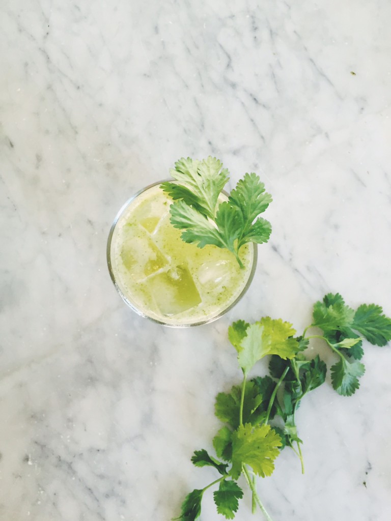 Cilantro Lemonade (sugar free) via @simplyrealhealth