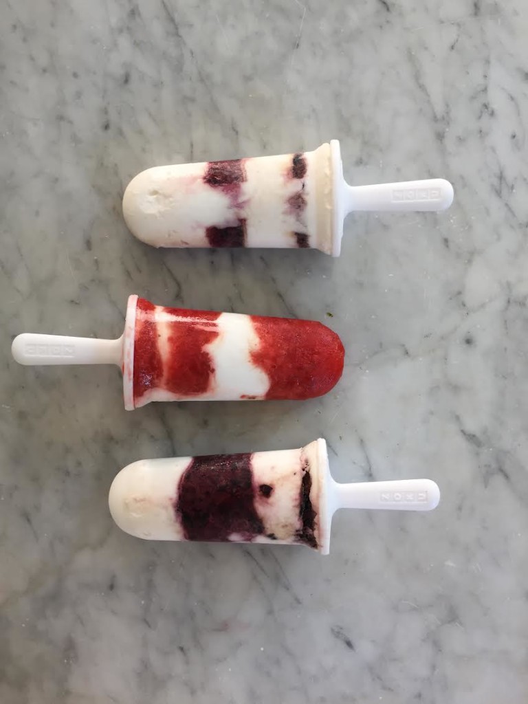 Fruit + Coconut Creamsicles (dairy free) via www.simplyrealhealth.com