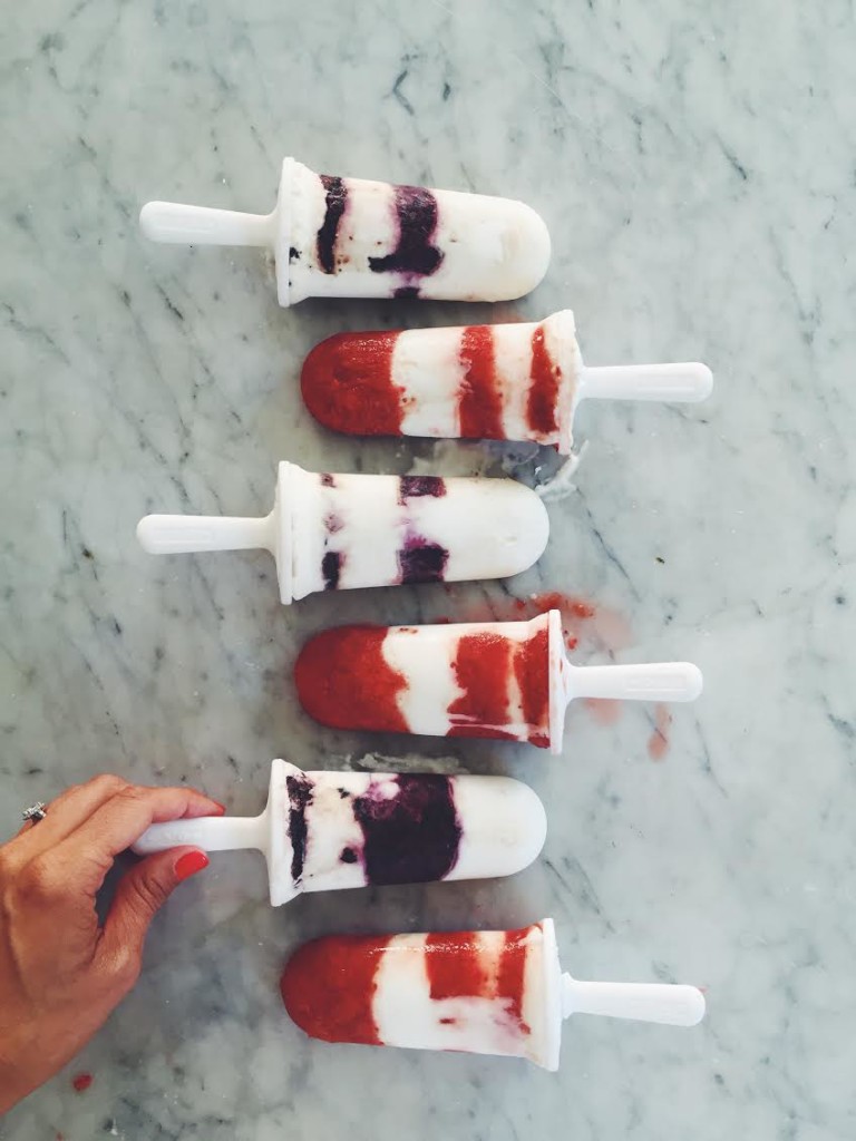 Fruit + Coconut Creamsicles (dairy free) via www.simplyrealhealth.com