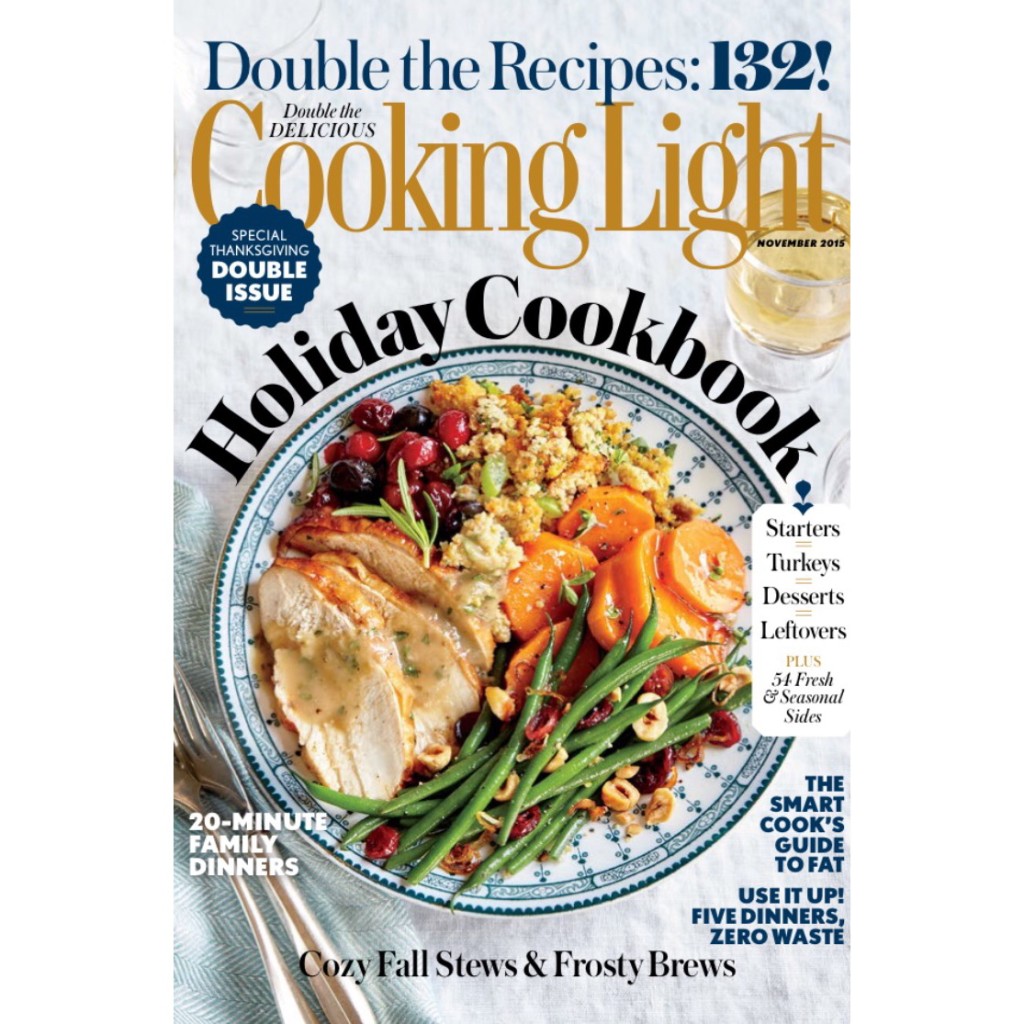 Simply Real Health featured in the November double issue of Cooking Light Magazine! via simplyrealhealth.com