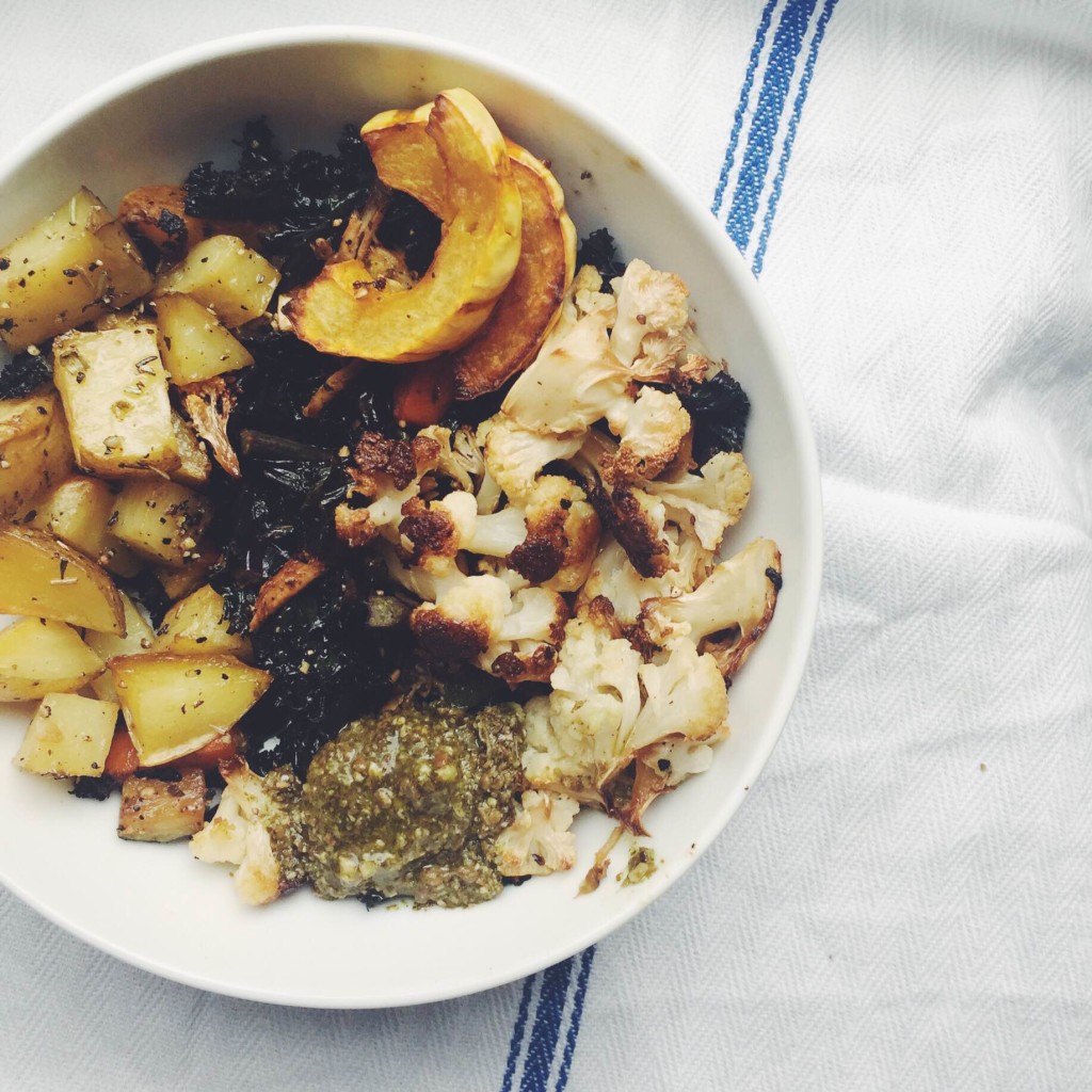 Roasted Fall Bowls via @simplyrealhealth