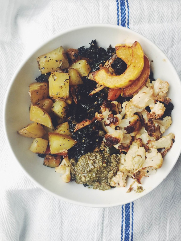 Roasted Fall Bowls via @simplyrealhealth