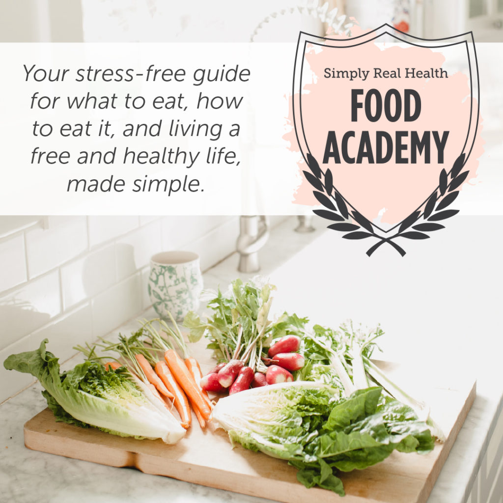 SRH Food Academy via @simplyrealhealth.com