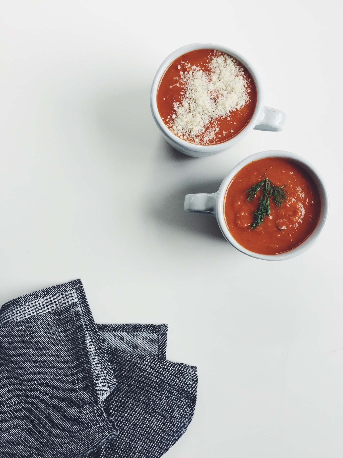 Easy Tomato-Carrot Soup via @simplyrealhealth. So quick and easy, gluten-free too!